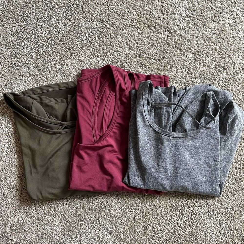 Bundle of 3 Workout Tops